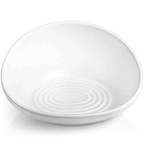 CatGuru Cat Food Bowl, Ceramic Bowls for Indoor Cats with silicone mat