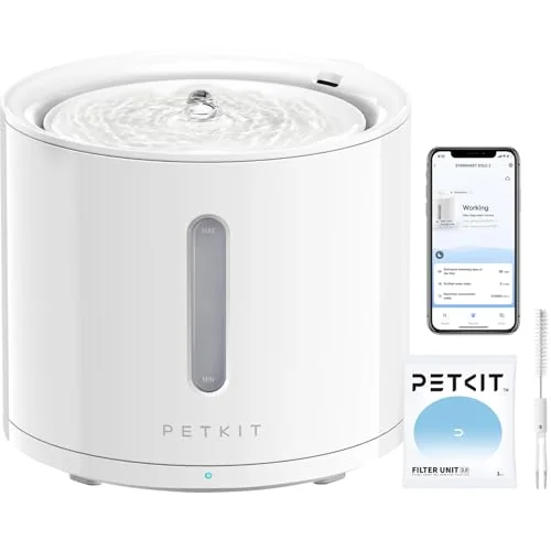 PETKIT Eversweet Solo 2 Cat Water Fountain, Wireless Pump, 70oz/2L