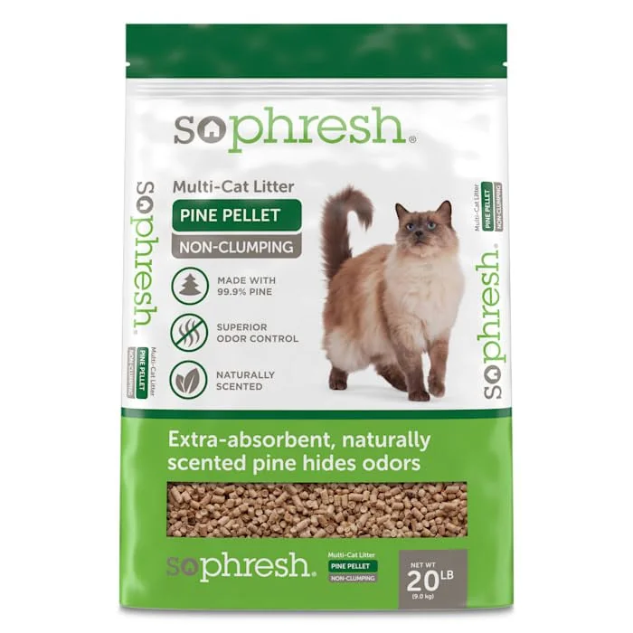 So Phresh by Petco Pine Pellet Non-Clumping Cat Litter, 20 lb