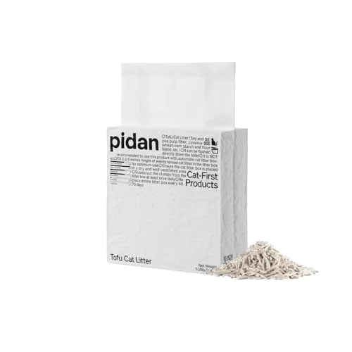 pidan Tofu Cat Litter, Clumping, Flushable, Plant-Based, 5.3 lb