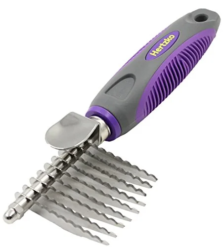 Hertzko Grooming Dematting Comb for Pets, Stainless Steel