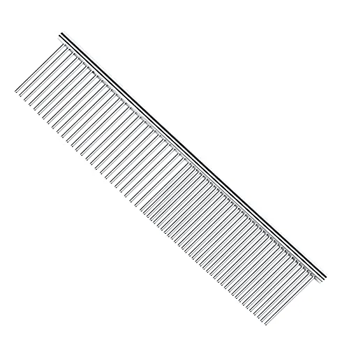 PETTOM Steel Grooming Comb 7.5 inch